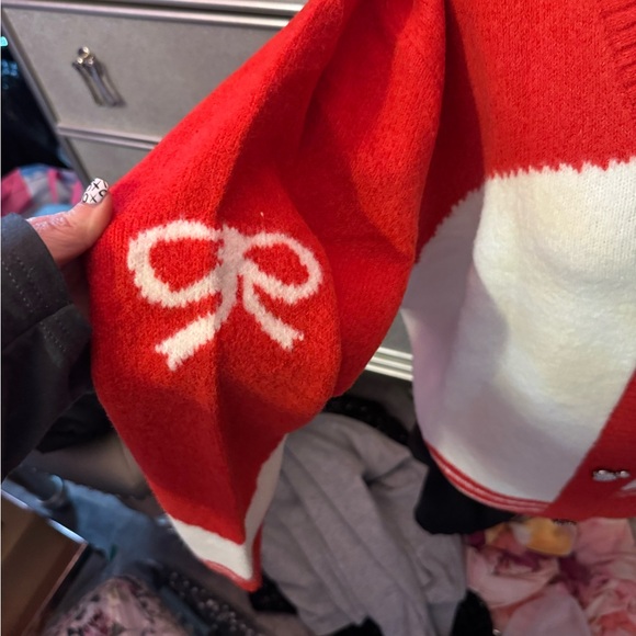 Disney Red and White Cardigan Sweater - Picture 2 of 6